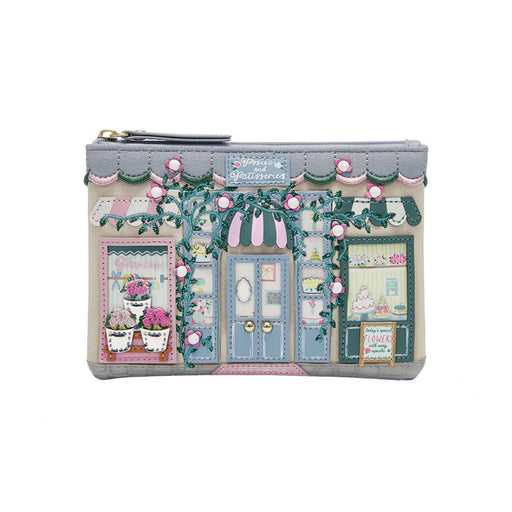 Vendula London Zip Coin Purse - Posies and Patisseries Wallets & Money Clips Vendula London