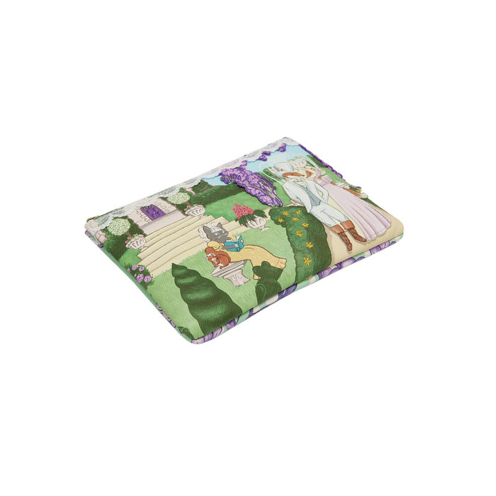 Vendula London Zip Coin Purse - Regency Gardens Wallets & Money Clips Vendula London
