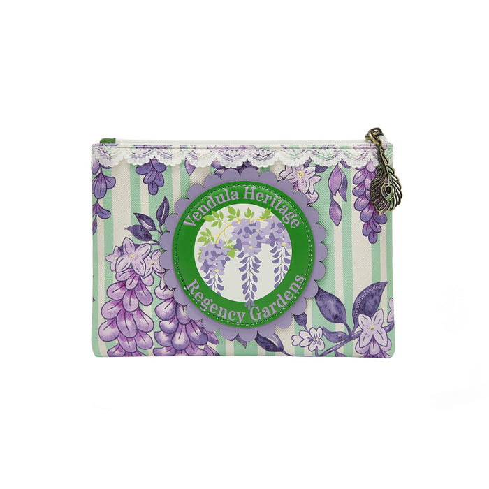 Vendula London Zip Coin Purse - Regency Gardens Wallets & Money Clips Vendula London