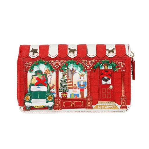 PRE ORDER Vendula London Medium Zip Around Wallet - No.25 Mistletoe Lane Accessories Vendula London   