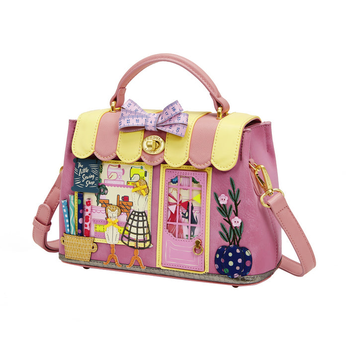 Vendula London MINI Grace Bag - Vendula Sewing Shop - Rasberry Edition Handbags Vendula London