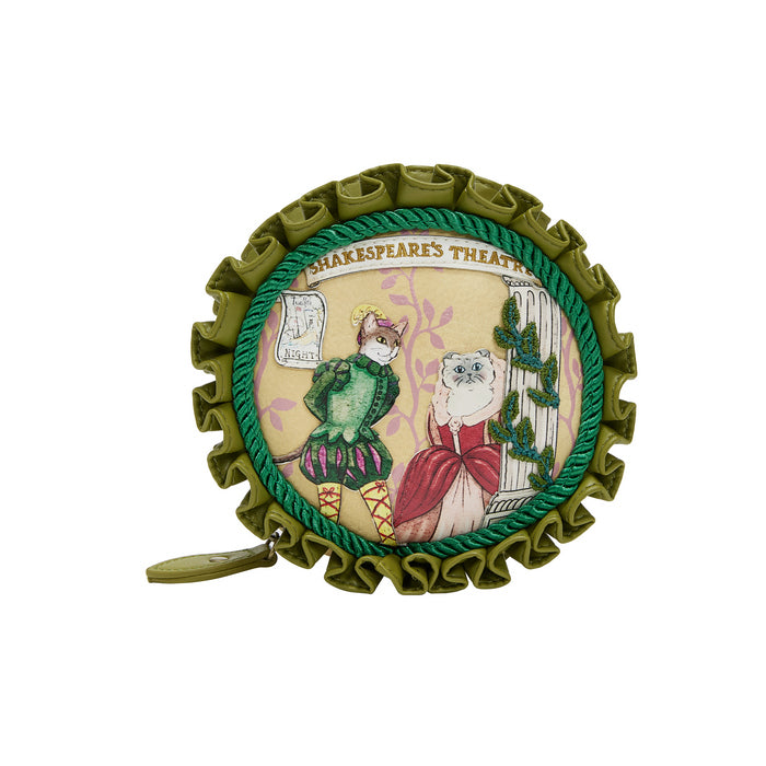 Vendula London Round Coin Purse - Shakespeare Twelfth Night