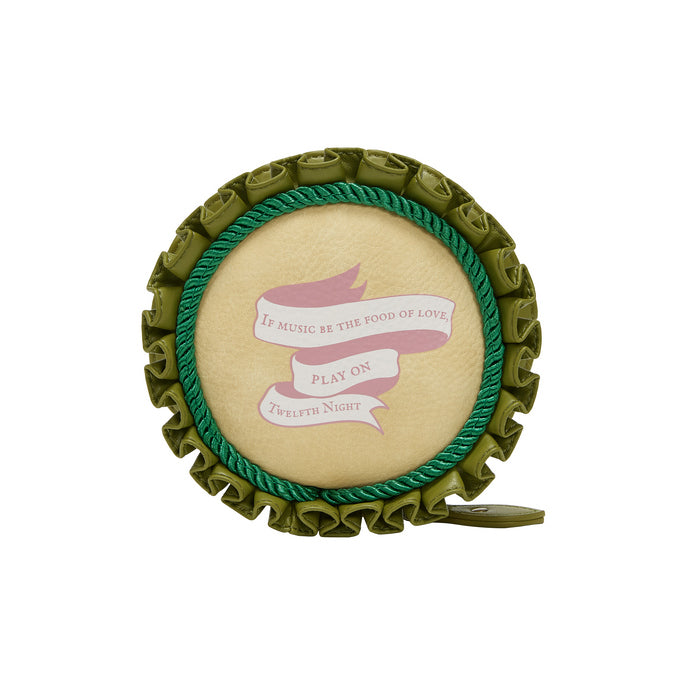 Vendula London Round Coin Purse - Shakespeare Twelfth Night