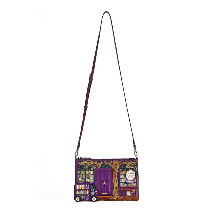 Vendula London Kate Bag - Travelling Library Bookshop Handbags Vendula London