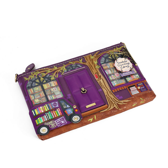 Vendula London Kate Bag - Travelling Library Bookshop Handbags Vendula London