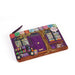 Vendula London Zip Coin Purse - Travelling Library Bookshop Wallets & Money Clips Vendula London