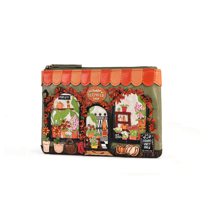 Vendula London Zip Coin Purse - Flower Shop Wallets & Money Clips Vendula London