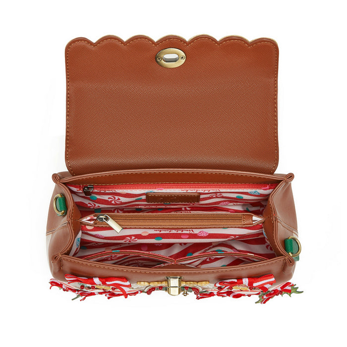 Vendula London MINI Grace Bag - Gingerbread House