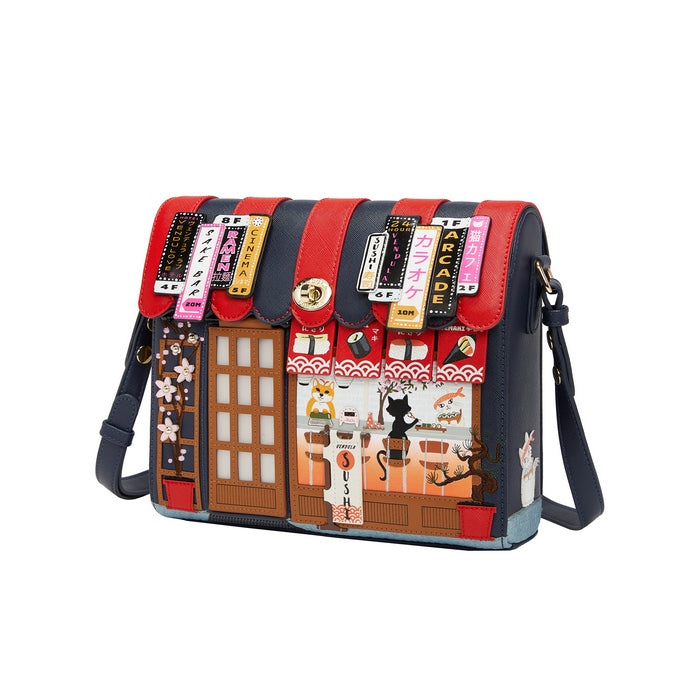 Vendula London Box Bag - Blue Edition Sushi