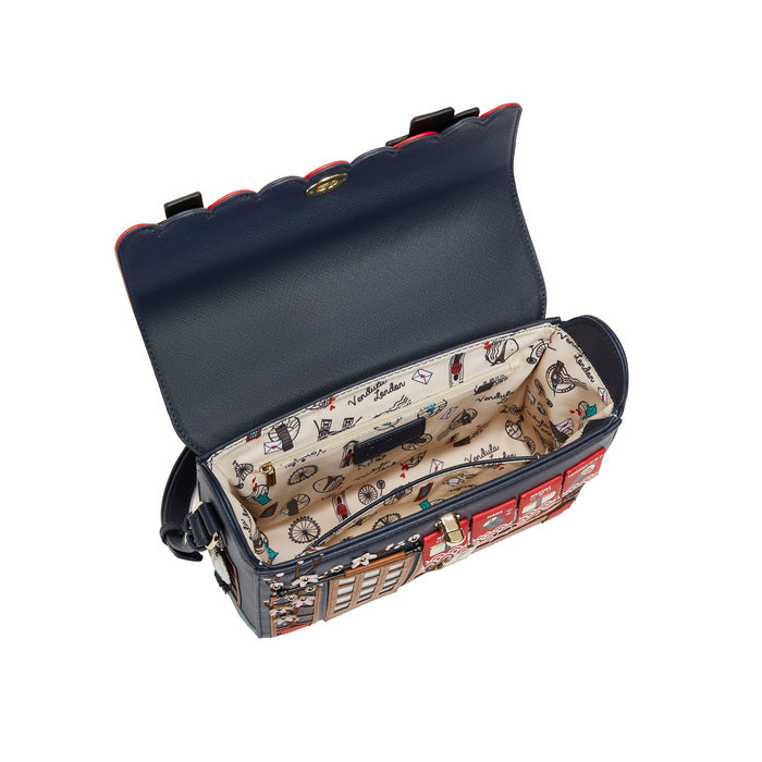 Vendula London Box Bag - Blue Edition Sushi