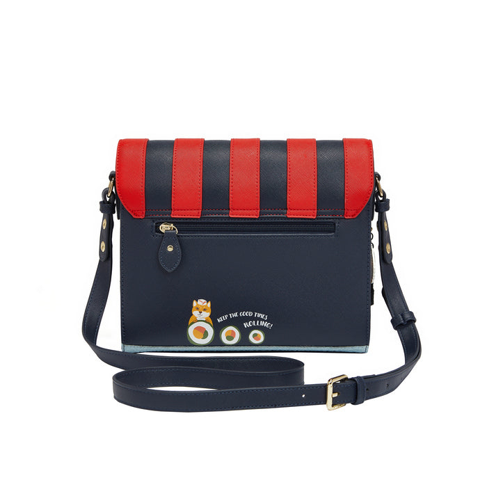 Vendula London Box Bag - Blue Edition Sushi