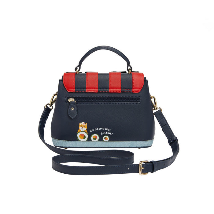 Vendula London MINI Grace Bag -Blue Edition Sushi