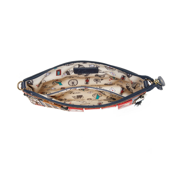 Vendula London Kate  Pouch Bag - Sushi - Blue Edition