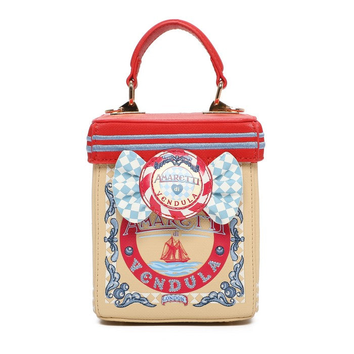 Vendula London Box Bag - Viva Italia Amaretti Biscuit Handbags Vendula London   