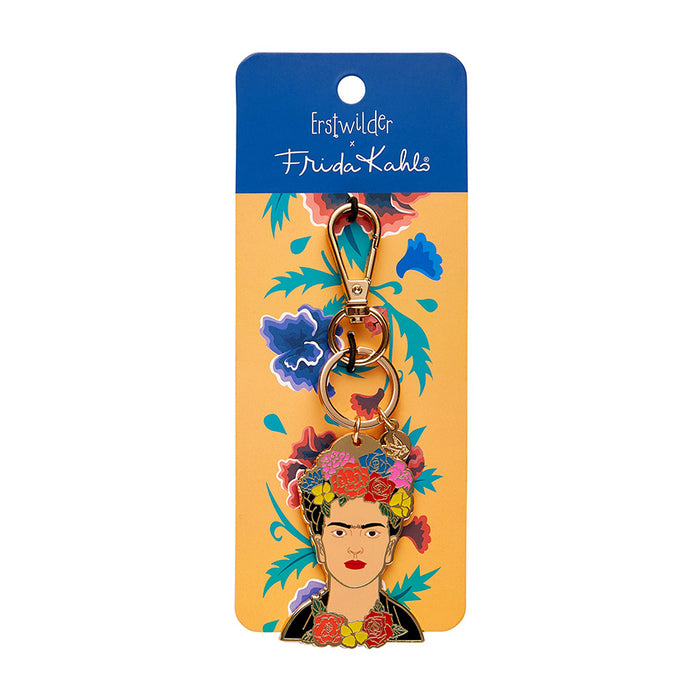 Erstwilder X Frida Kahlo - My Own Muse Frida Keyring Key Charm Erstwilder   