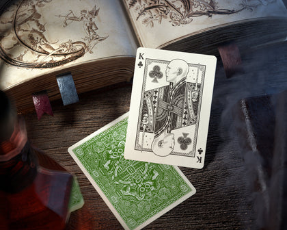 Theory11 Playing Cards - Harry Potter - Green