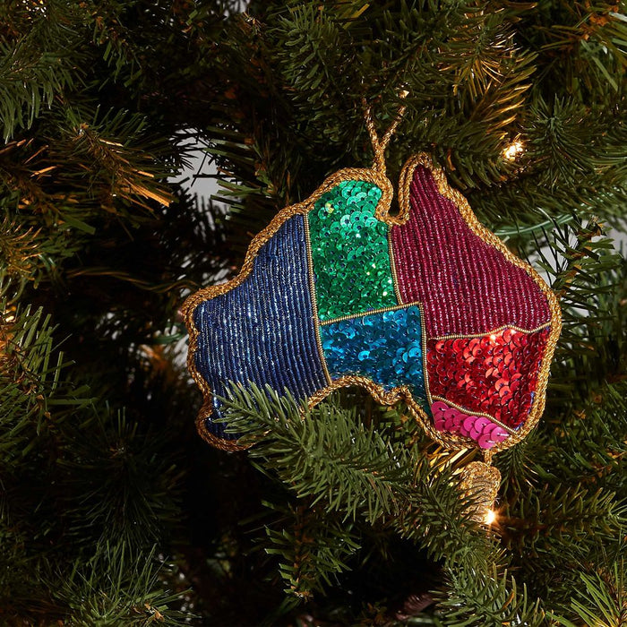 Christmas Tree Hanging Decoration - Australia Forever Christmas Vixen & Velvet   
