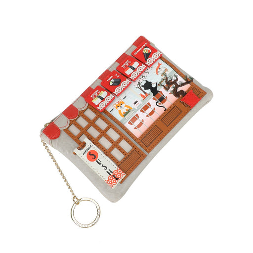 Vendula London Zip Coin Purse - Sushi - Grey Edition Wallets & Money Clips Vendula London