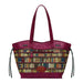 Vendula London Stella Tote Bag - Christmas Library Handbags Vendula London