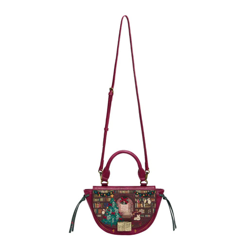 Vendula London Winged Bag - Christmas Library Handbags Vendula London