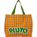 Disney - Pluto 95th Anniversary Plaid 15" Canvas Tote Bag Handbags Loungefly