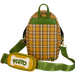 Disney - Pluto 95th Anniversary Plaid 10" Faux Leather Sling Bag Handbags Loungefly