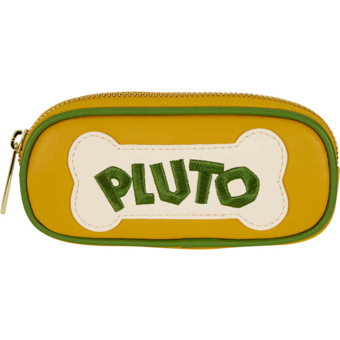Disney - Pluto 95th Anniversary Plaid 10" Faux Leather Sling Bag Handbags Loungefly