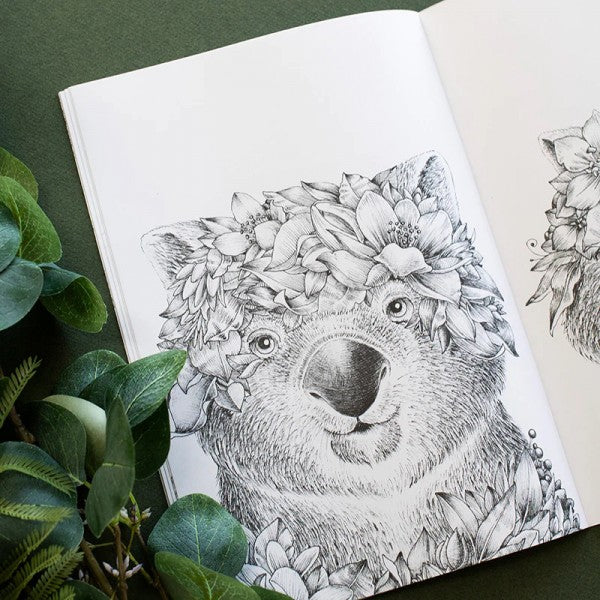 Marini Ferlazzo Colouring Book - Wildlife Australia Books Marini Ferlazzo   