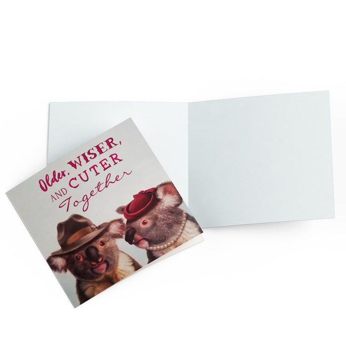 La La Land Greeting Card - Older Wiser Cuter Together Greeting Cards La La Land