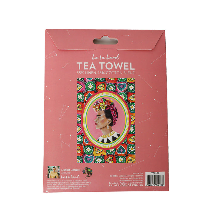 La La Land Tea Towel -  Viva La Vida Kitchen Towels La La Land   