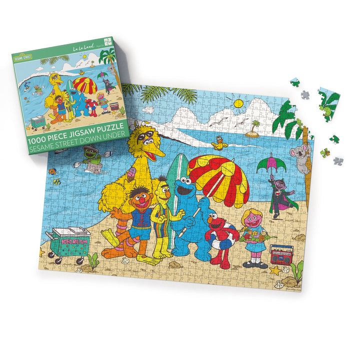 La La Land Puzzle - Sesame Street Down Under 1000pc Jigsaw Puzzles La La Land