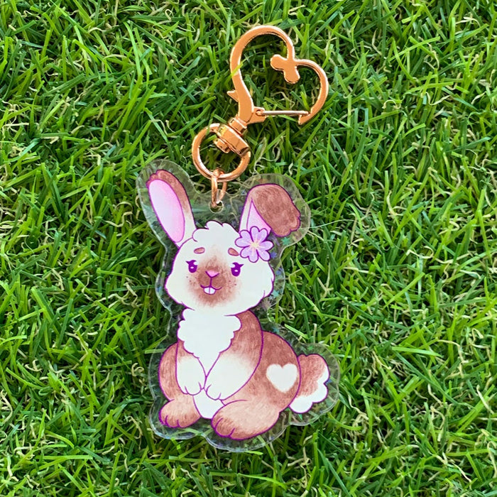 Emotional Support Buddy - Support Bunny Key Chain
