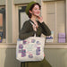 Vendula London Canvas Tote - Travelling Library Handbags Vendula London   