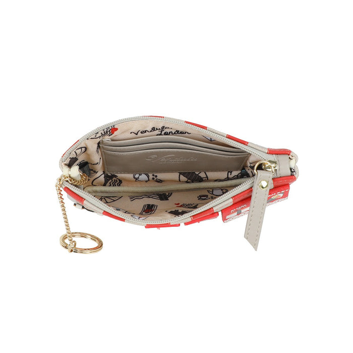 Vendula London Zip Coin Purse - Sushi - Grey Edition Wallets & Money Clips Vendula London