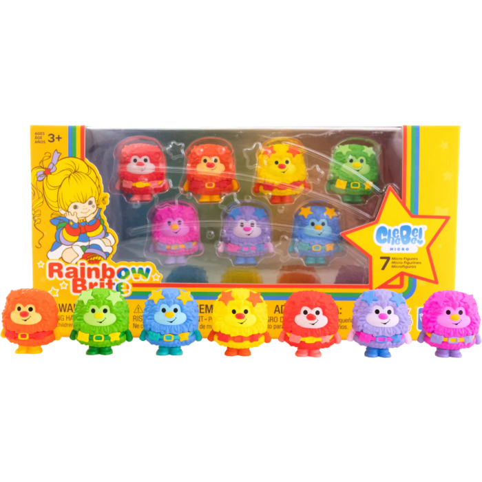 Rainbow Brite - Colour Sprite CheeBee! Micro 1.5" Set 7-Pack Toys & Games Ikon Collectables