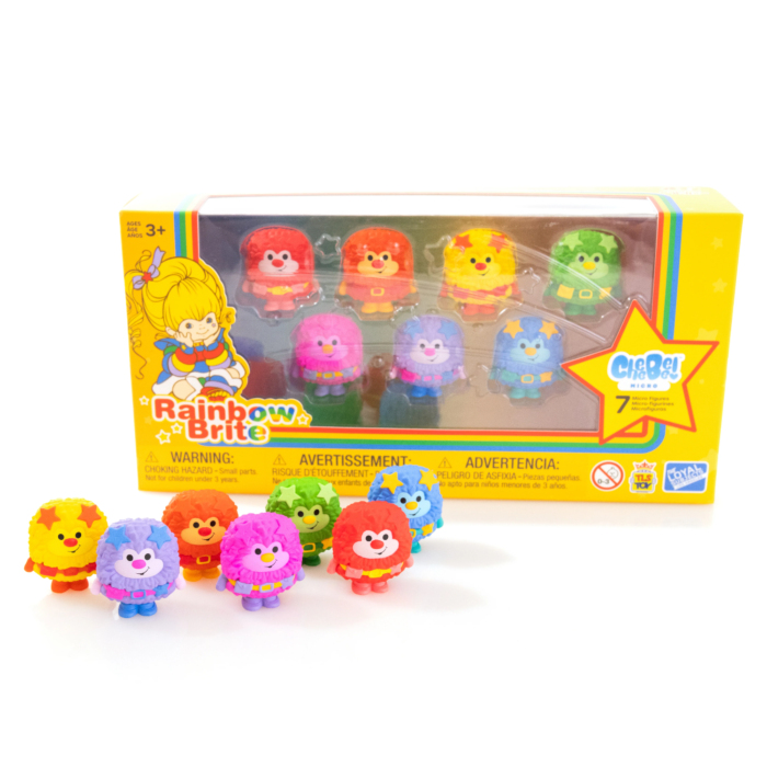 Rainbow Brite - Colour Sprite CheeBee! Micro 1.5" Set 7-Pack Toys & Games Ikon Collectables