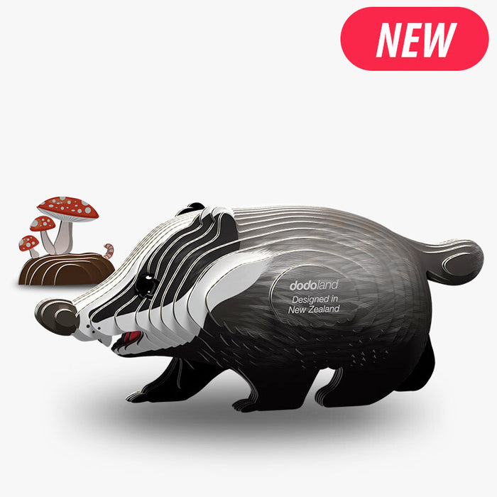 Dodoland Eugy Badger 3D Puzzle Collectible Model