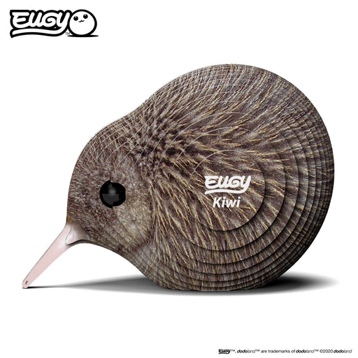 Eugy DoDoLand Kiwi Bird 3D Puzzle Collectible Model Puzzles Eugy Dodoland   