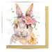 La La Land Greeting Card Pretty Bunny Greeting Cards La La Land   