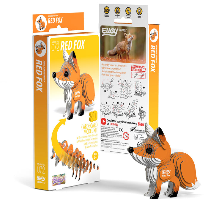 Eugy DoDoLand Red Fox 3D Puzzle Collectible Model Uncommon Collective Store