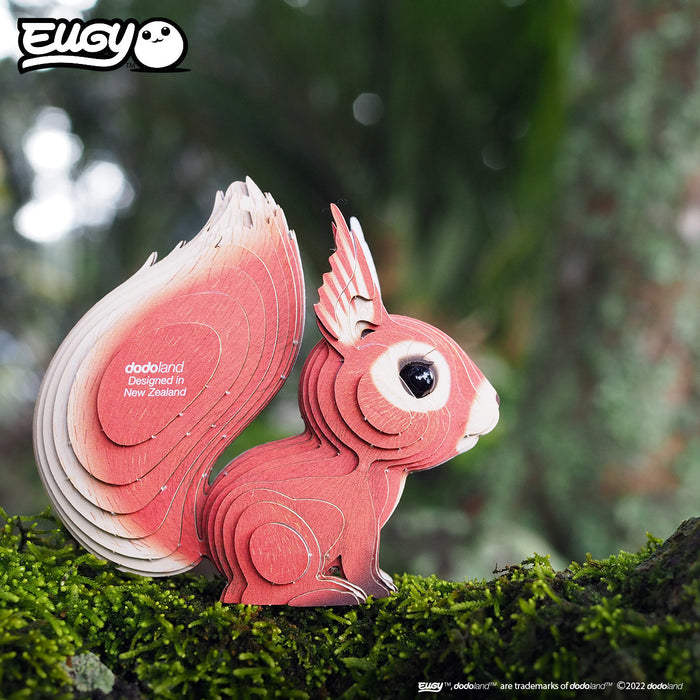 Eugy Dodoland - Squirrel 3D Puzzle Collectible Model Puzzles Eugy Dodoland   