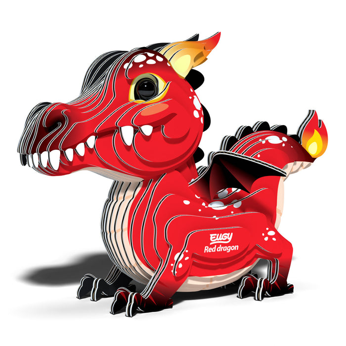 Eugy Dodoland - Red Dragon 3D Puzzle Collectible Model Puzzles Eugy Dodoland   