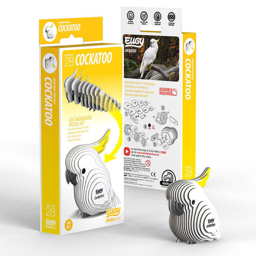 DoDoLand Cockatoo 3D Puzzle Collectible Model Uncommon Collective Store