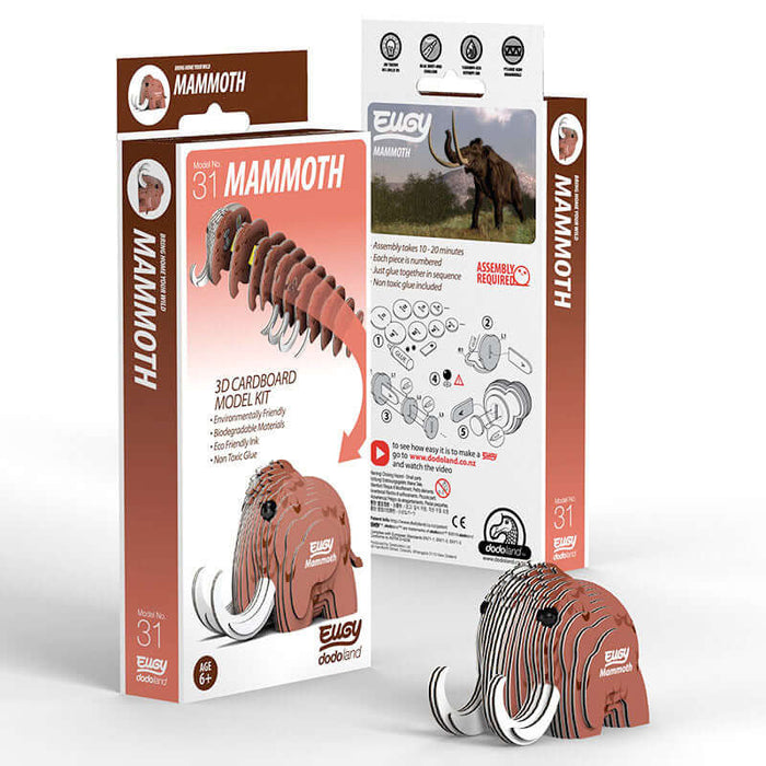 DoDoLand Mammoth 3D Puzzle Collectible Model Uncommon Collective Store