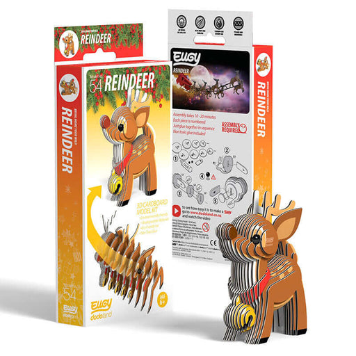 Eugy DoDoLand Reindeer 3D Puzzle Collectible Model Puzzles Eugy Dodoland   
