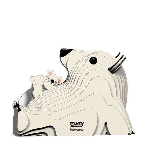 Eugy DoDoLand Polar Bear 3D Puzzle Collectible Model Puzzles Eugy Dodoland   