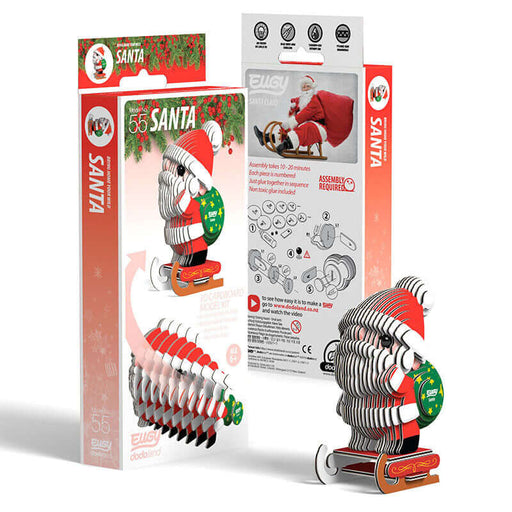 Eugy DoDoLand Santa 3D Puzzle Collectible Model Puzzles Eugy Dodoland   