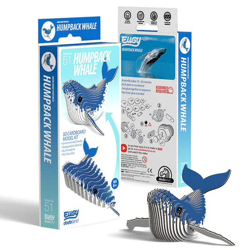 Eugy DoDoLand Humpback Whale 3D Puzzle Collectible Model Puzzles Eugy Dodoland   