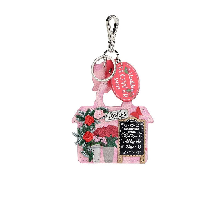 Vendula London Key Charm - Pink Flower Shop