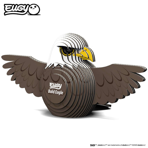 Eugy DoDoLand Bald Eagle 3D Puzzle Collectible Model Puzzles Eugy Dodoland   